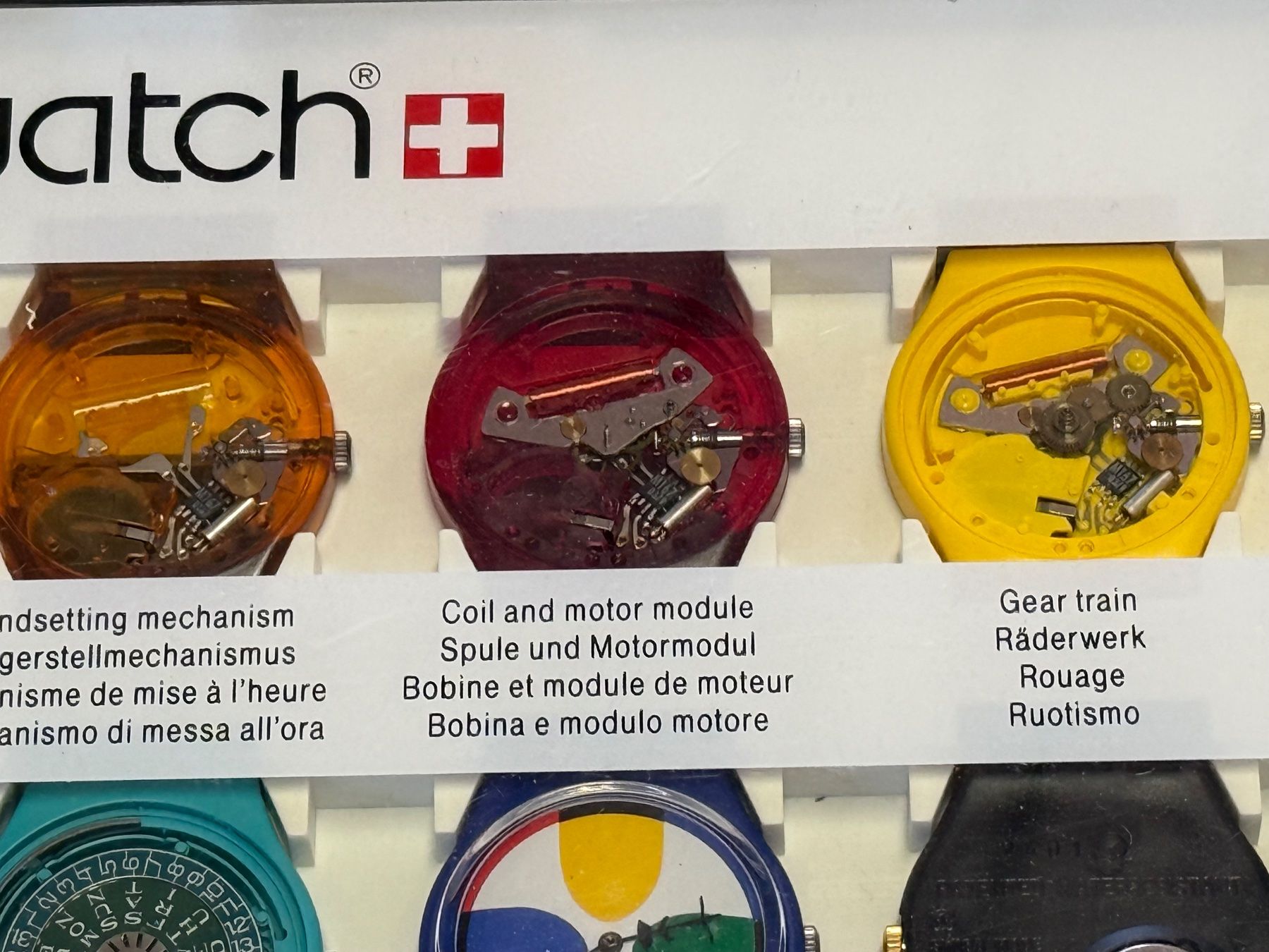 Swatch Uhren: RAR SWATCH 10 Step Production Showcase – Gebraucht aus Bern von Jwpm66 2