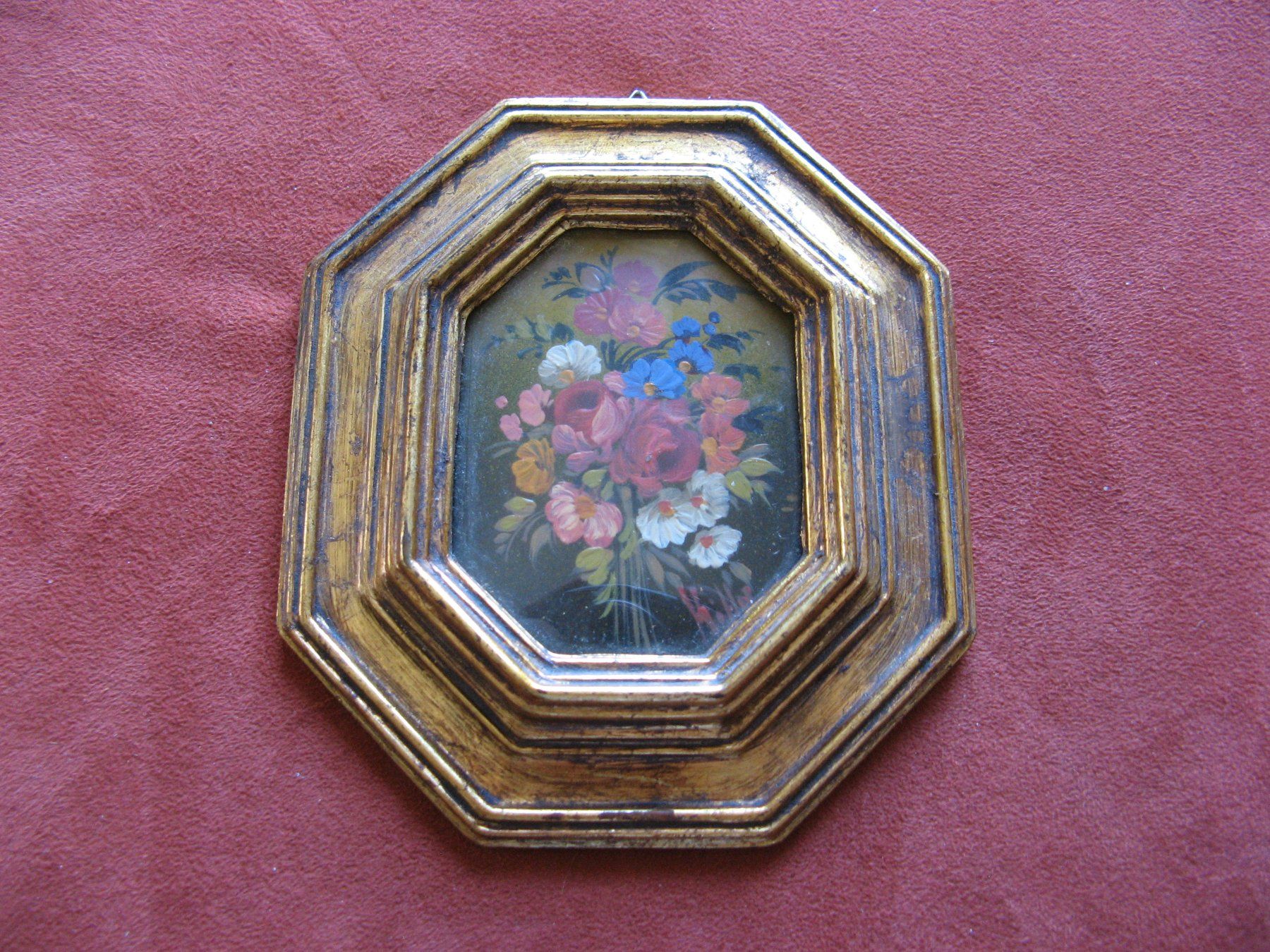 Foto & Immagini: gerahmtes kleines Blumenbild hinter Glas – Usato da Zürich venduto da apil