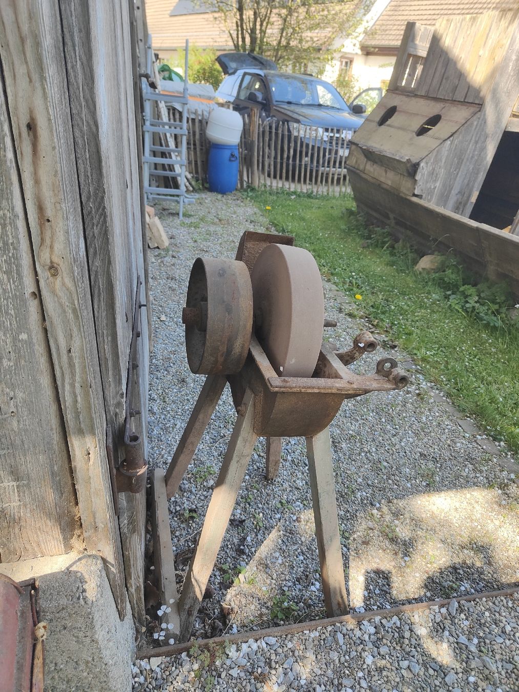 Alle Maschinen: schleifstein antik, Dekoration, shabby chic – Gebraucht aus basadingen von flospue 2