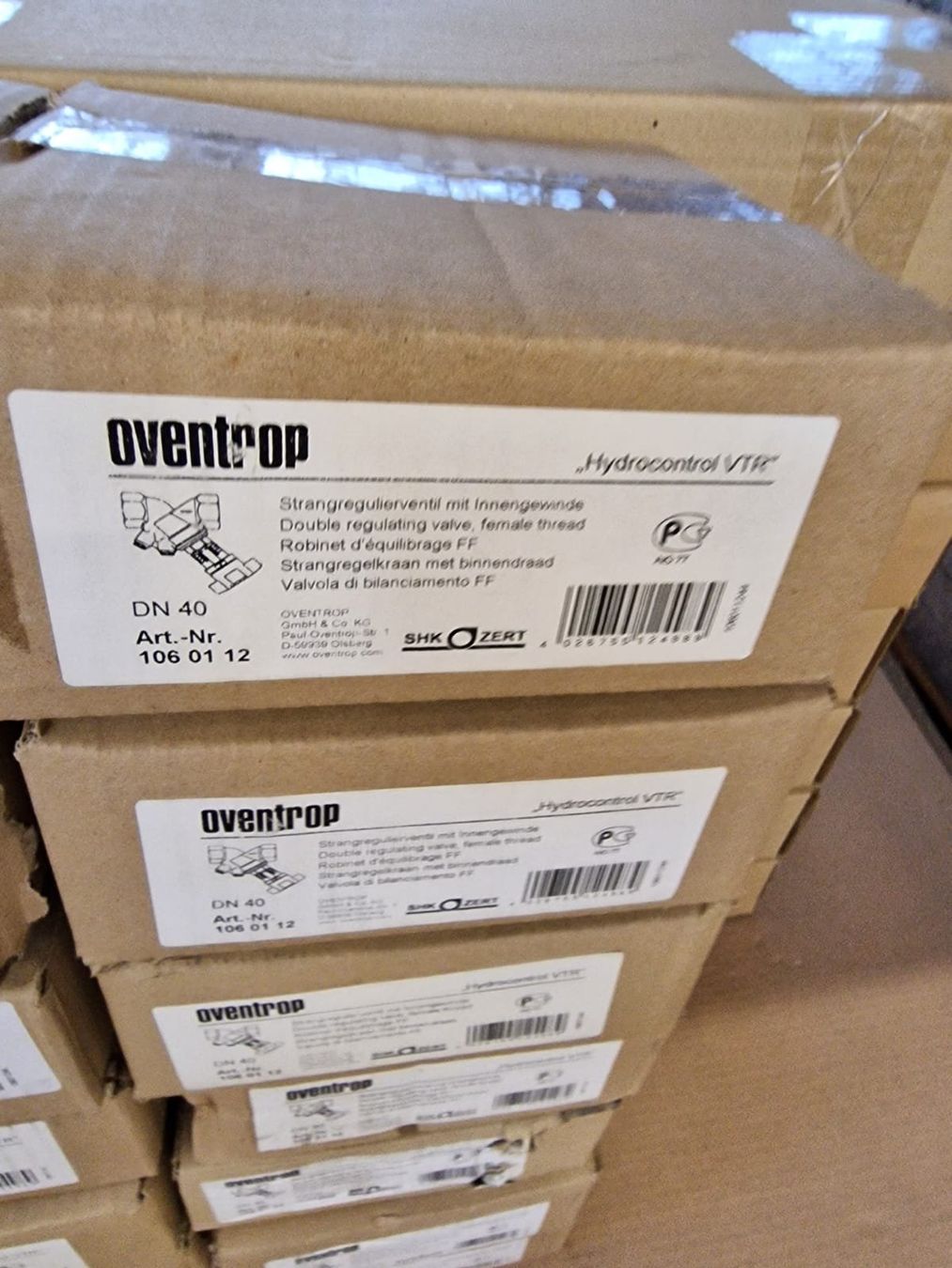 Armaturen: Strangregulierventil Overtrop, mit Blindstopfen 1 1/2" PN16 – Neu und originalverpackt aus Bilten von ELYSATOR 7