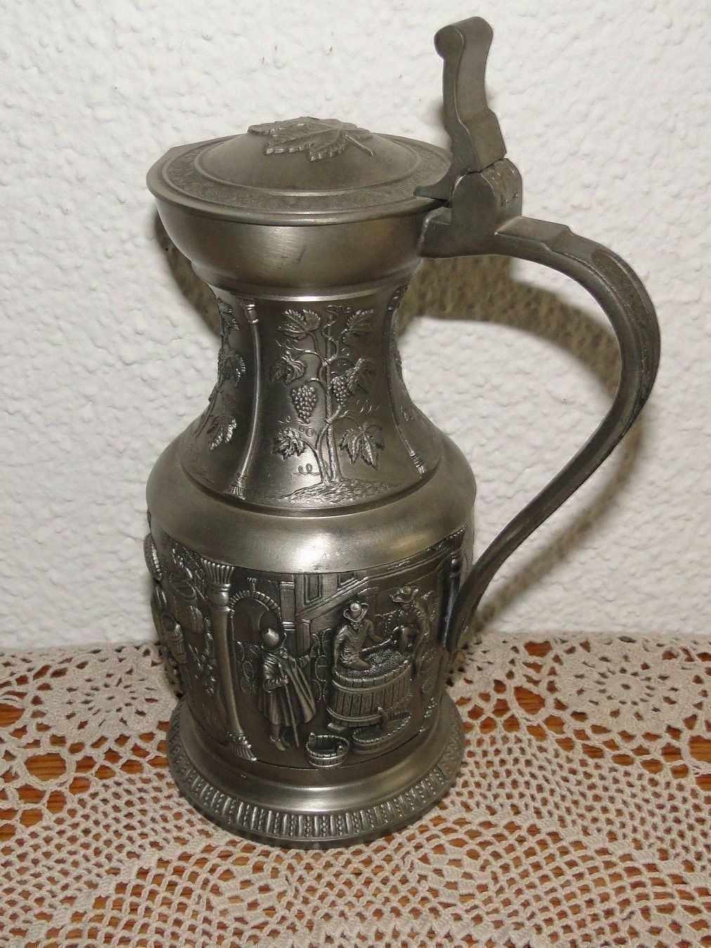 Caraffe: Vintage Zinn Krug -Einzigartig – Usato da Emmenbrücke venduto da Ulisse-22 5