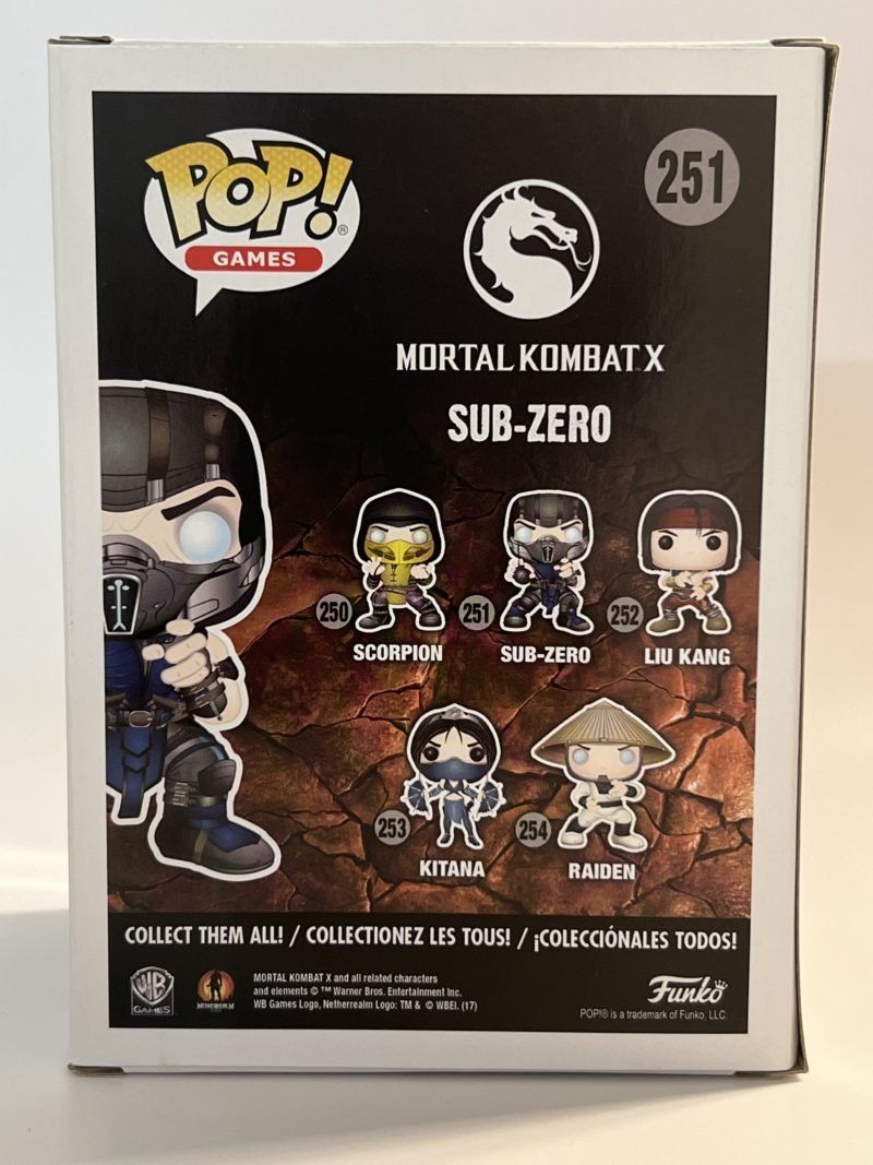 Funko Statuette: Funko POP! Games Mortal Kombat X Sub-Zero – Nuovo e nell'imballaggio originale da Le Mouret venduto da perfectbijou 2