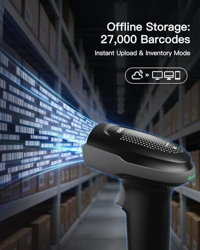 Scanneurs: Bluetooth 2D/1D QR Barcode-Scanner mit 2 Wechselakkus – Neuf avec emballage d'origine à Suhr par SchnapperCH 4