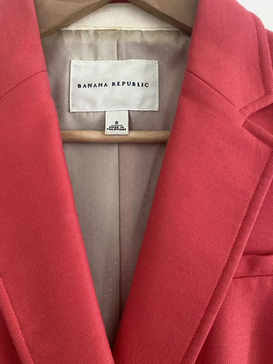Banana Republic Giacche: Giacca blazer rosa corallo Tg. 6 USA – Usato da Zollikon venduto da son_56bs 3