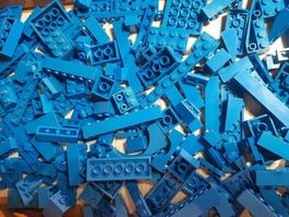 Lego 200 blaue Teile Pièces Bleues -C27