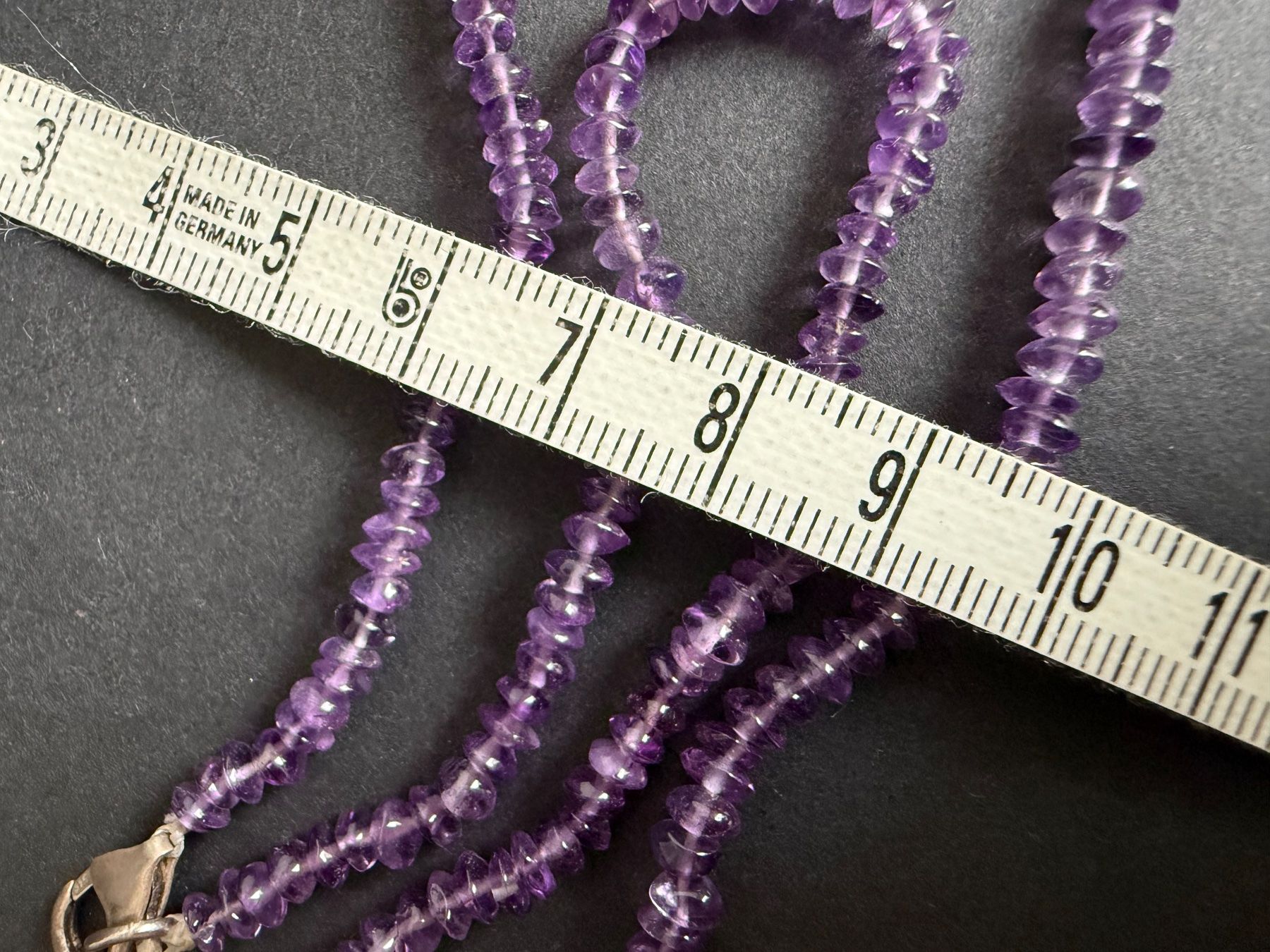 Ketten: Amethyst Kette mit Silber Verschluss 925 – Gebraucht aus Spiegel b. Bern von Rogger72 5