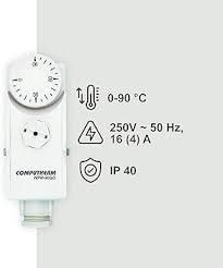 Componenti elettronici: Anlegethermostat Rohrthermostat WPR-90GD – Nuovo e nell'imballaggio originale da Grengiols venduto da Petgro 2