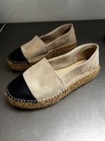 Macarena Espadrilles, Beige/Dunkelblau, Gr. 37, Top Zustand!