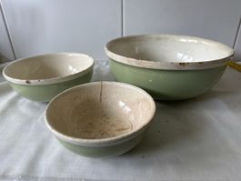 Steuler Keramik Schüssel Set, 3-teilig, Vintage Design Deko