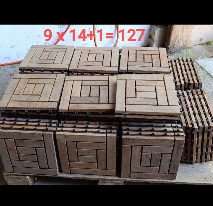 Revêtements de sol: Holzfliesen Akazie 20 m2 – D'occasion à Eschenbach SG par manu-sonnenschein 3