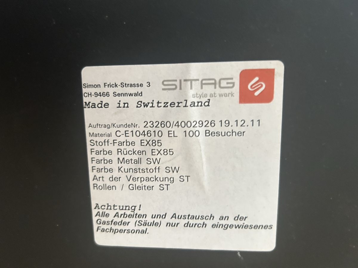 Sitag Sedie: 4 Stühle von Sitag – Usato da Zürich venduto da Barbara13 3