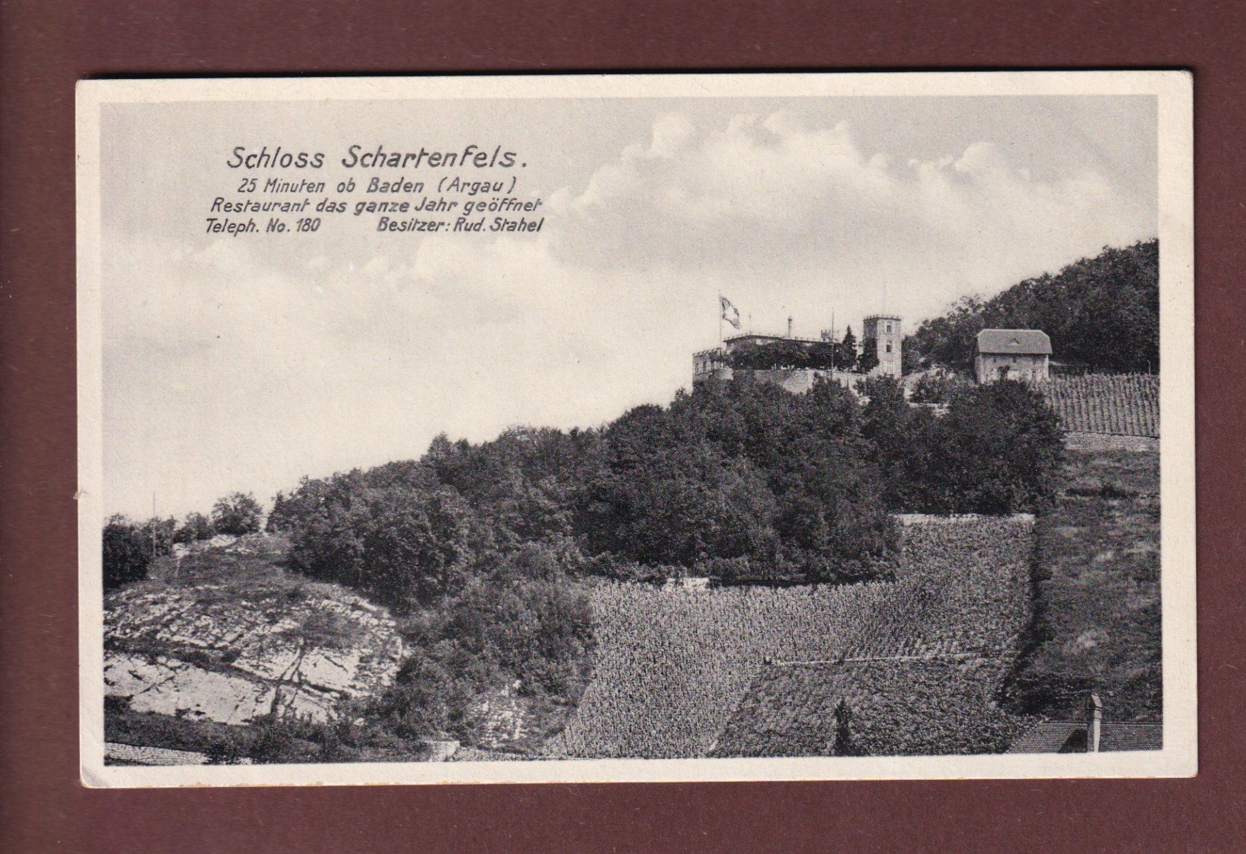 Ansichtskarten: Schloss SCHARTENFELS – Gebraucht aus Pully von nicecards-shop