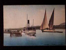 GENEVE LE PORT 1916 - DAMPFSCHIFF