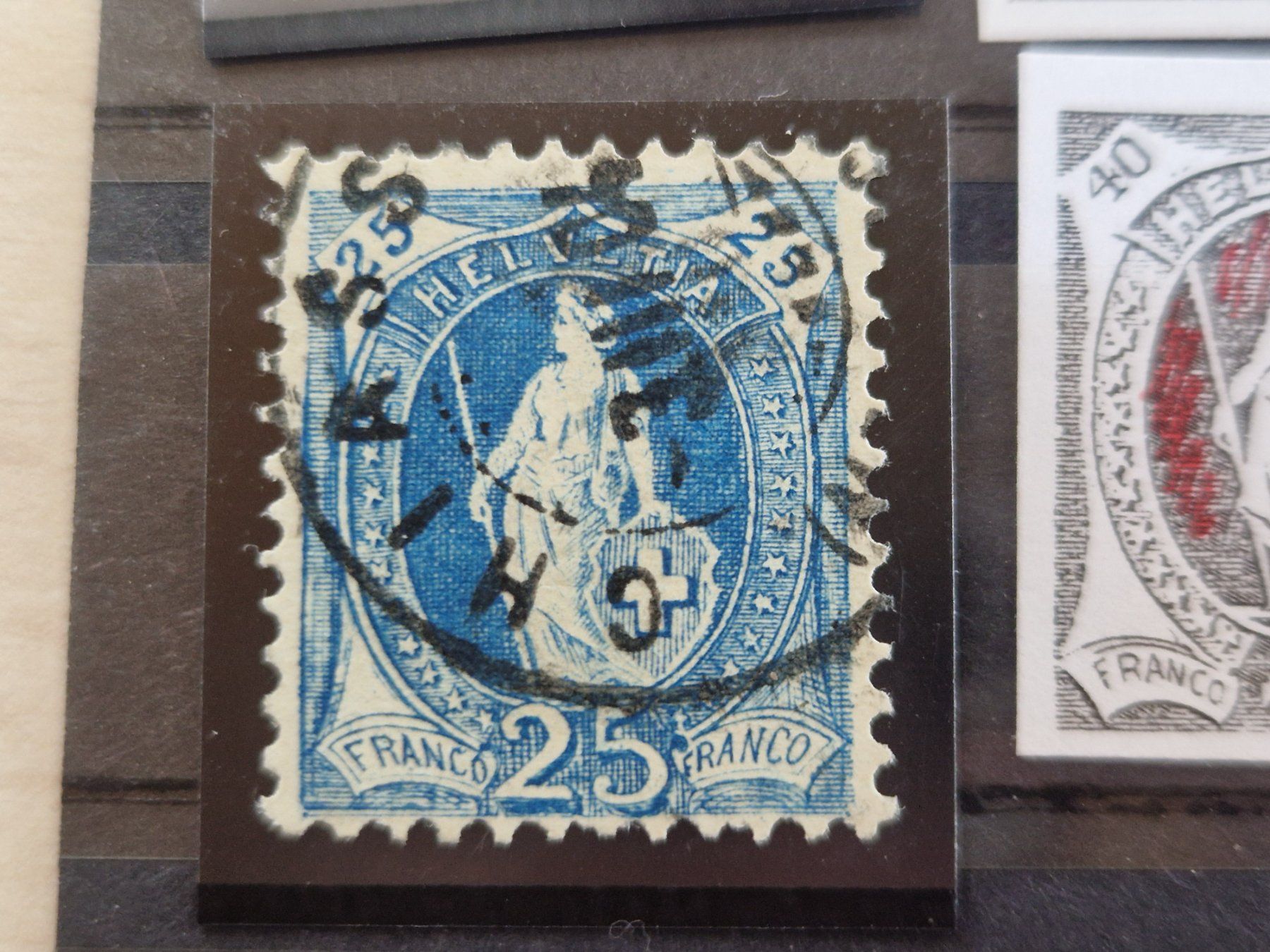 Tutti i francobolli: Stehende 73E, Retouchen, ab 1.- – Usato da Burgdorf venduto da Glossy01 2