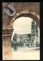 AK Basel, Münster im Sonnenschein