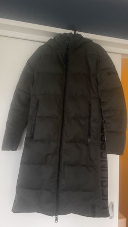 Lieblingsstueck Mantel khaki mit Kapuze guter Zustand