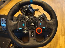 Logitech G29 Rennlenkrad mit Pedalen und Schalthebel