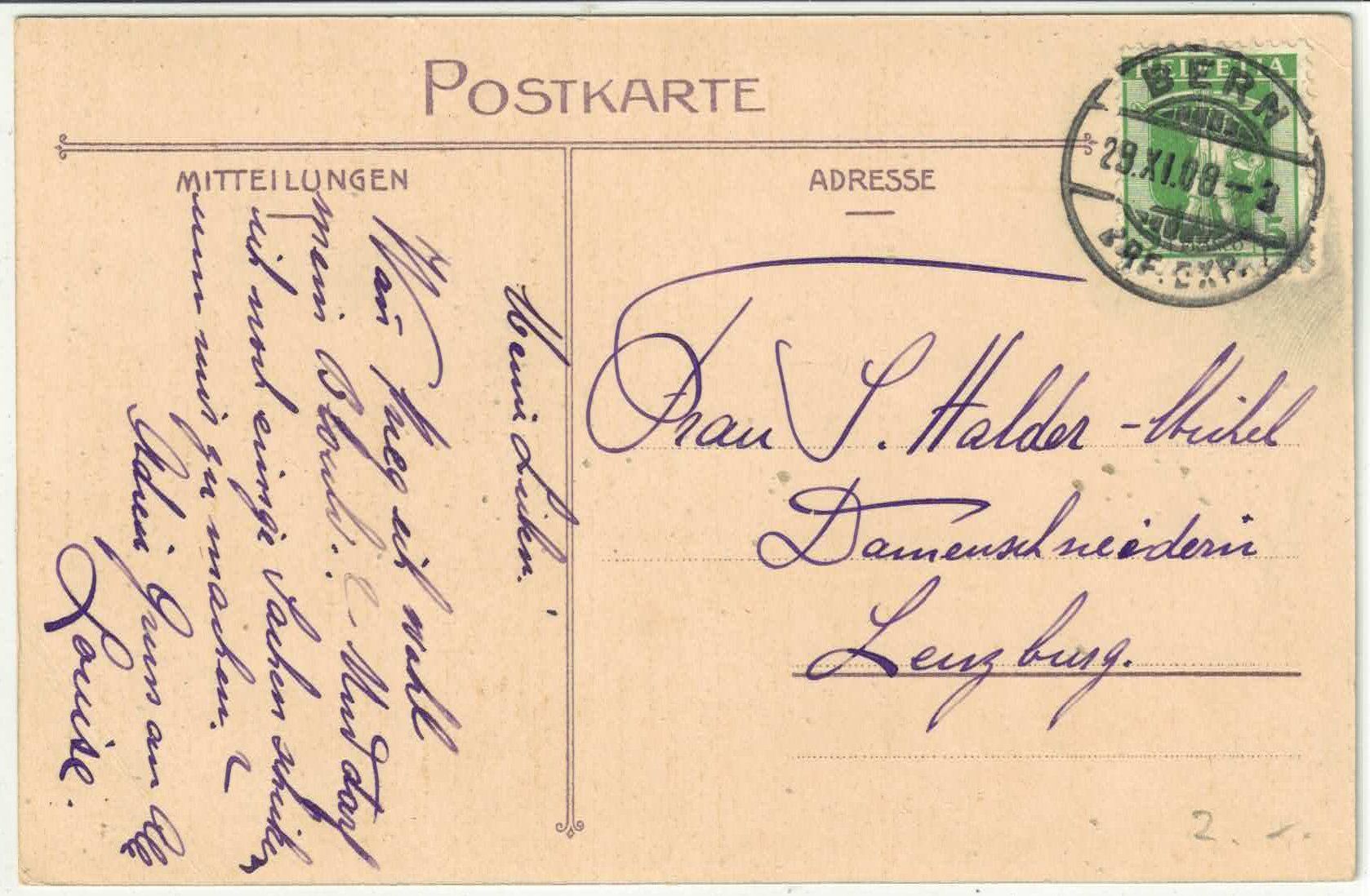 Cartoline postali: Bern - Postgebäude - Litho – Usato da Ettingen venduto da Kartenplanet 1