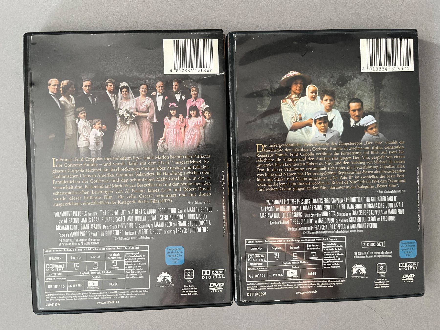 Tutti i DVDs: Der Pate 1-2 DVD 📀 – Usato da Sierre venduto da black.box 1