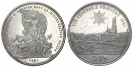 5 Franken 1881 Fribourg (09)