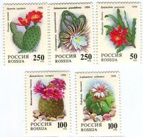 Briefmarken "Kakteen". Russland