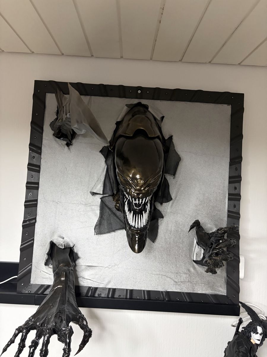 Foto & Immagini: Alien Wanddeko, durchbrechend, mit Licht - ein Hingucker! – Nuovo (secondo la descrizione) da Degersheim venduto da Xtremesmile