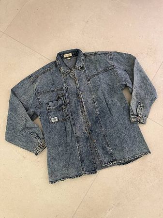 Vintage Denim Bluse Gr. S