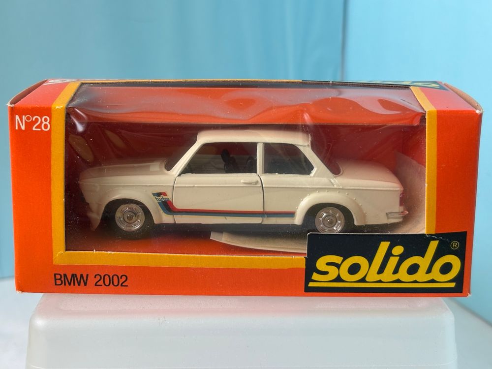 Solido 1/43 - BMW 2002 Turbo Silver Diecast Model Car