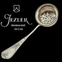 Durchbrochener Löffel JEZLER Heckenrösli – Jugendstil 800Sil