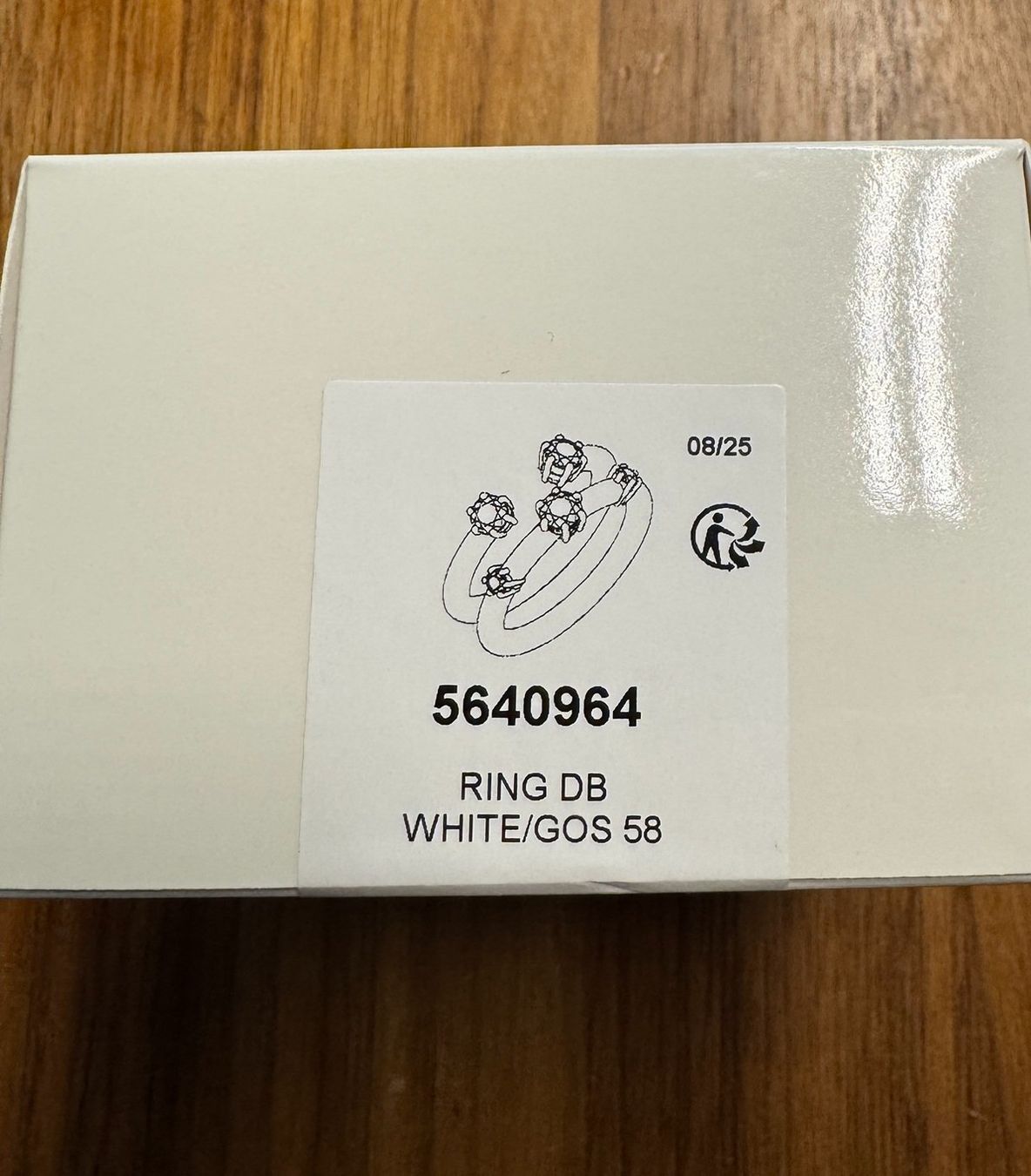 Swarovski Anelli: Swarovski Doppelring – Nuovo e nell'imballaggio originale da Uhwiesen venduto da sepp357