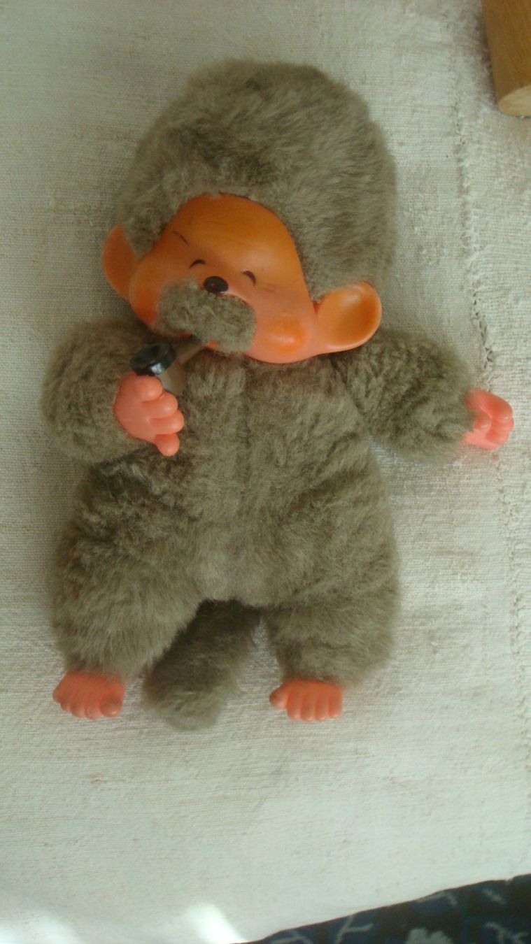 Monchhichi Giocattoli: Monchichi Puppe Opa  21 cm – Usato da Münchenstein venduto da Pesci6