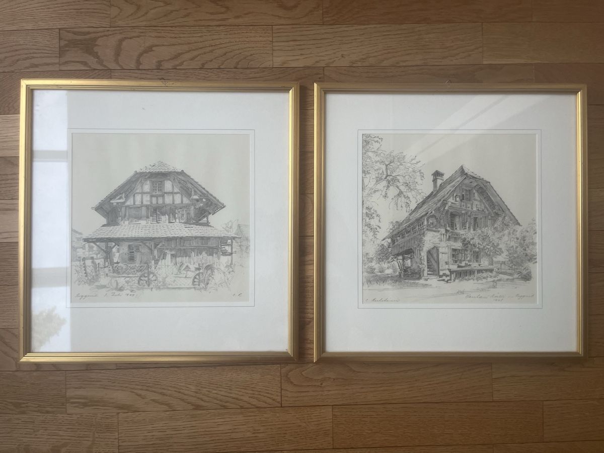 Posters & Illustrations: Bleistiftzeichnungen, Carl Rechsteiner – D'occasion à Lotzwil par Regain