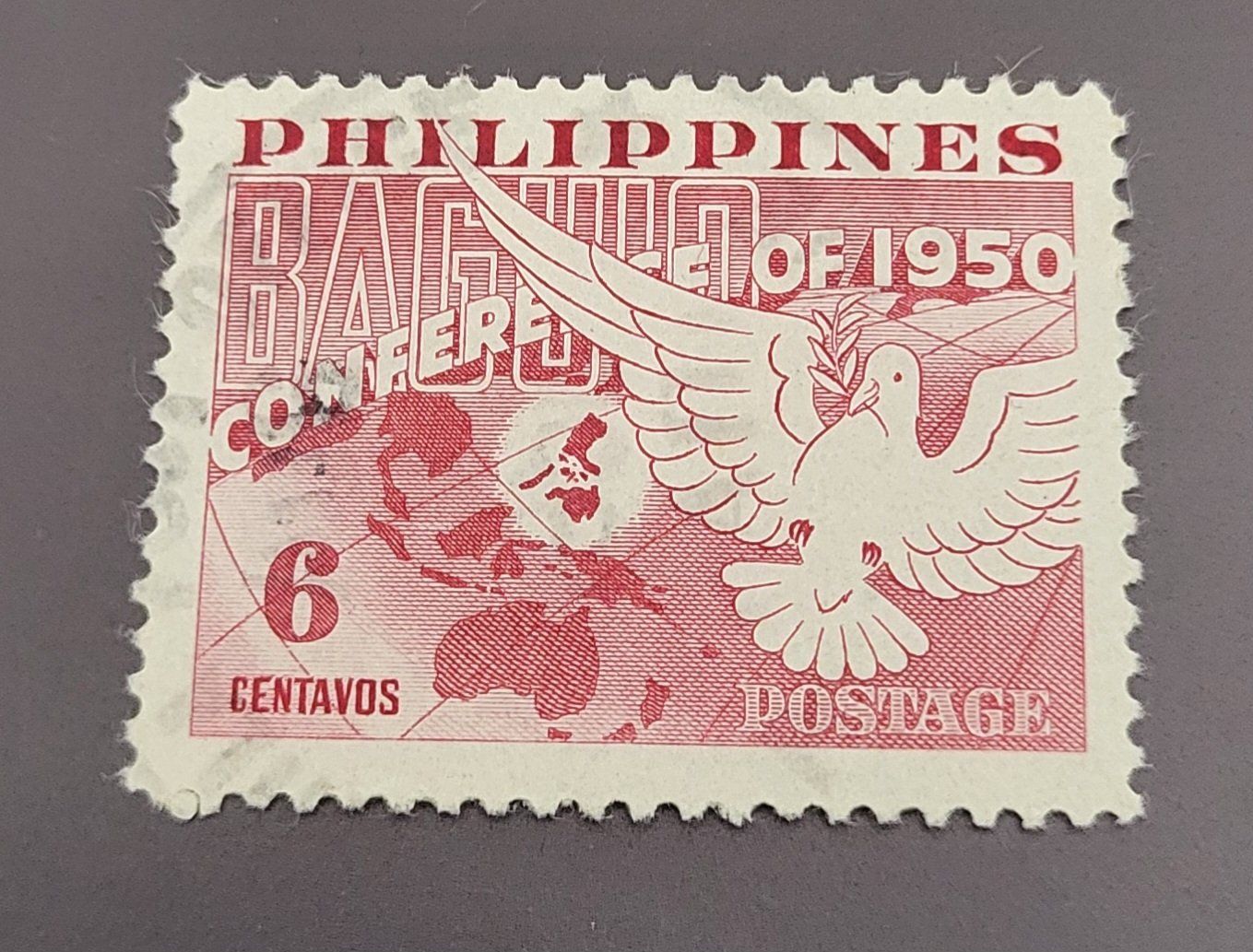 Alle Briefmarken: Philippinen 1950 briefmarke – Gebraucht aus St Gallen von Stampsalshobby