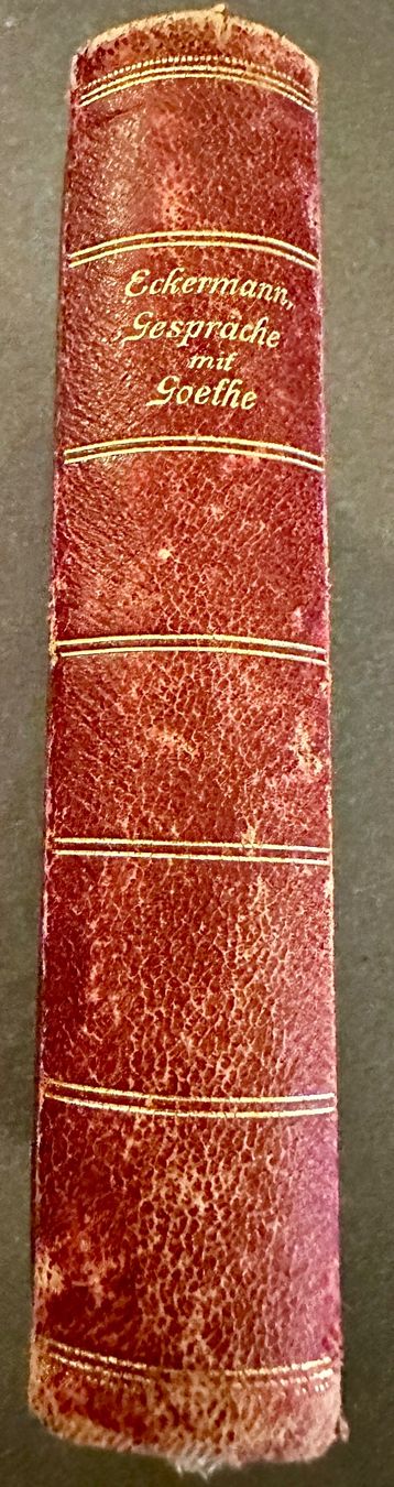 Libri: Johann Peter Eckermann: Gespräche mit Goethe – Usato da Zürich venduto da allp 4