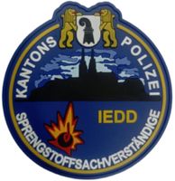 KaPo BASEL IEDO  SPRENGSTOFF mit Klett