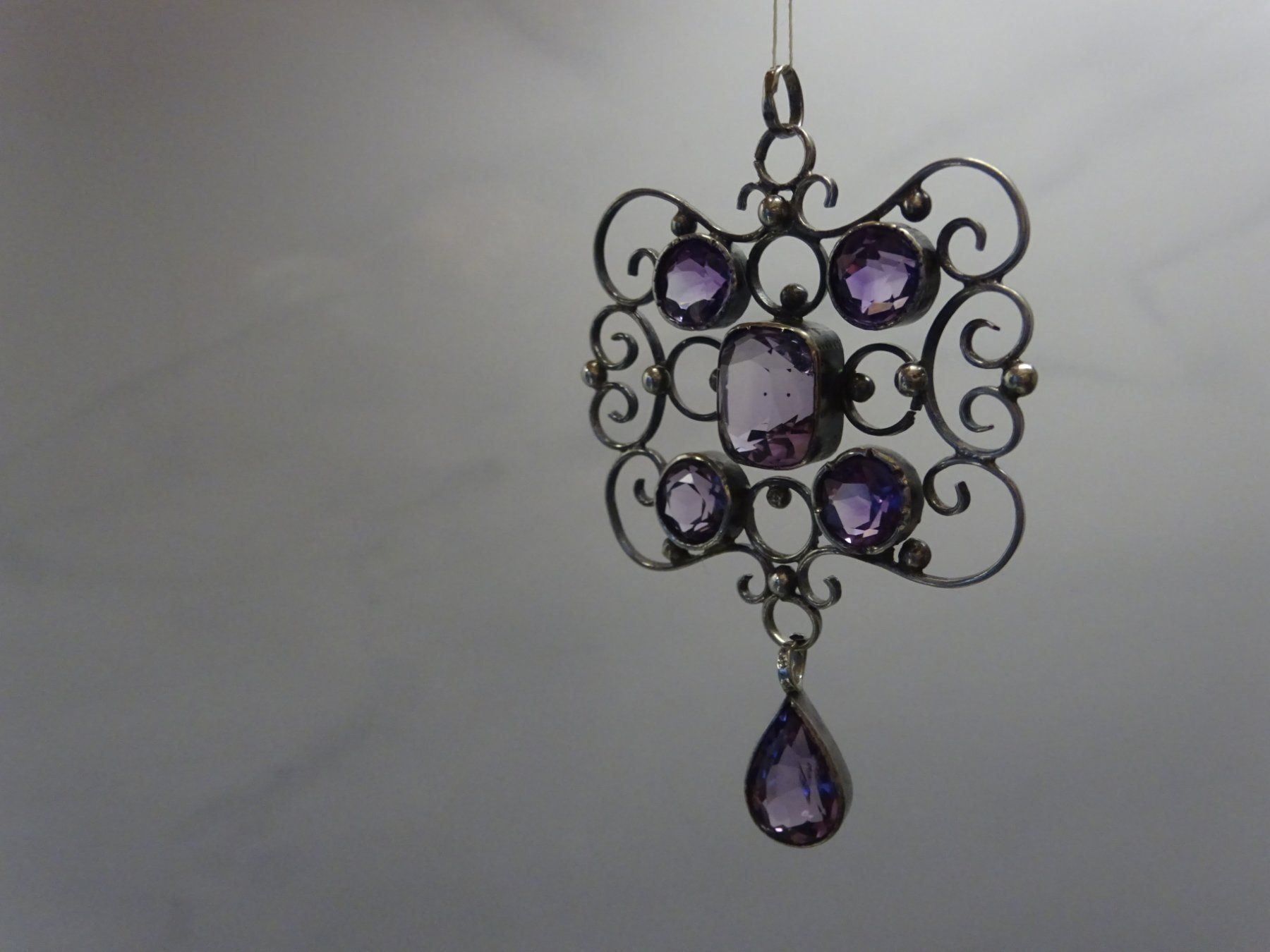 Anhänger: Jugendstil Anhänger / Amethyst – Gebraucht aus Esslingen von FetteSchnecke 1