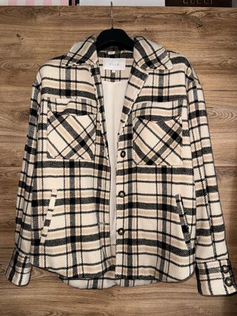 Vila Übergangs Jacke, Holzfäller Look, Grösse 36