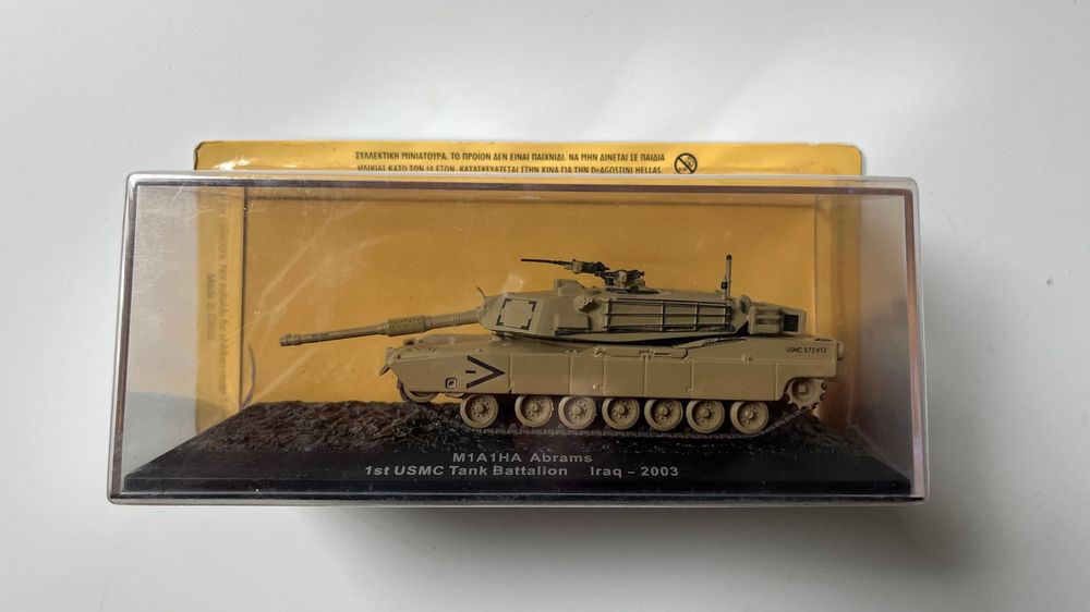 Figurine Hobby Master M1A1HA Abrams – Char Iraq Freedom 1/56 (D Company, 1st Platoon)