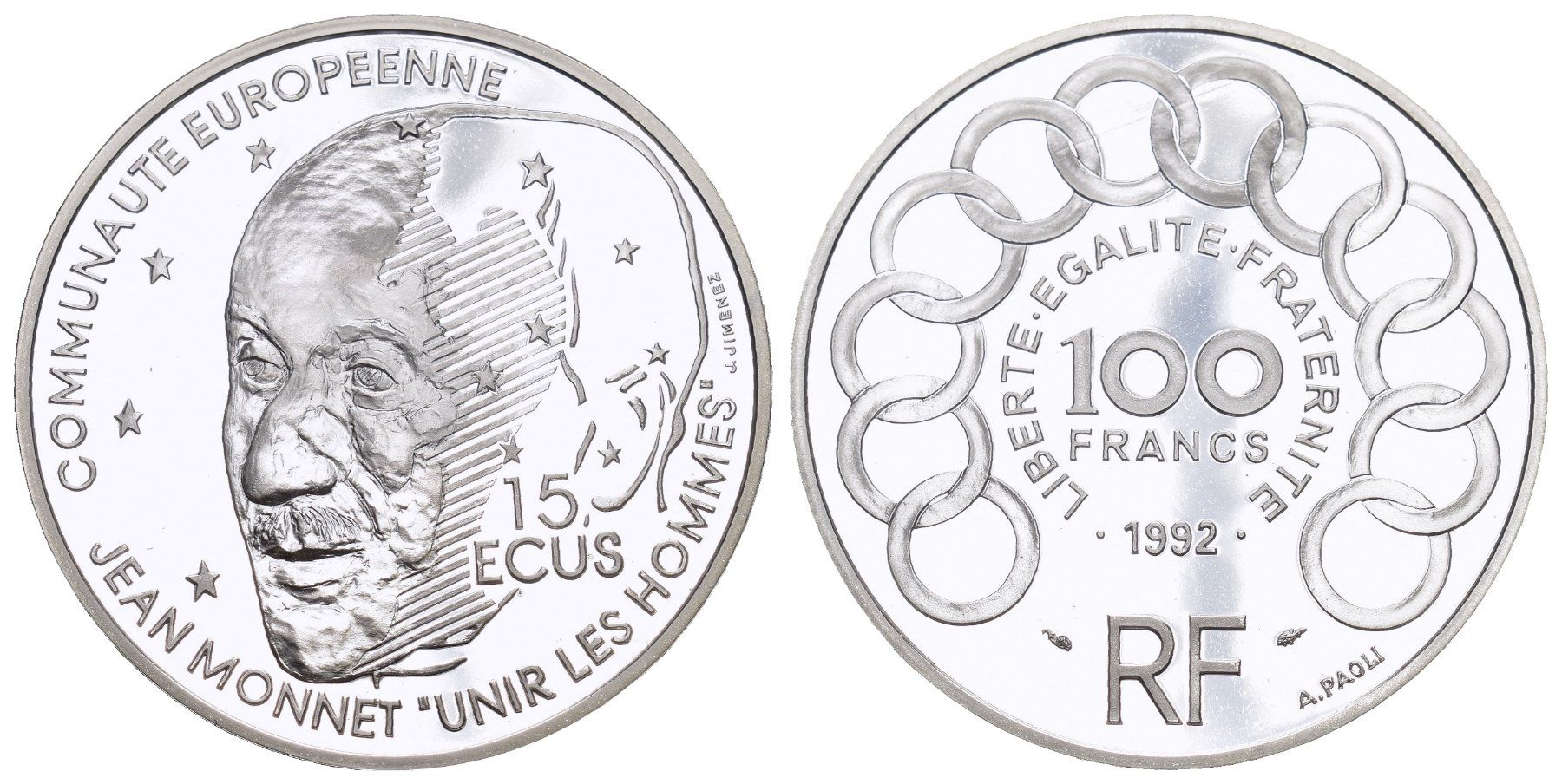 Tutti le monete: Frankreich 1992 – Usato da Bern venduto da numismatictops