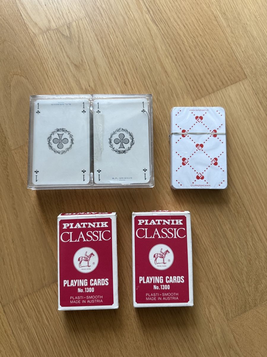 Giochi: Piatnik Jasskarten, div. Sets, Originalverpackt, Top! – Nuovo (secondo la descrizione) da Sisseln AG venduto da Baslerin1981