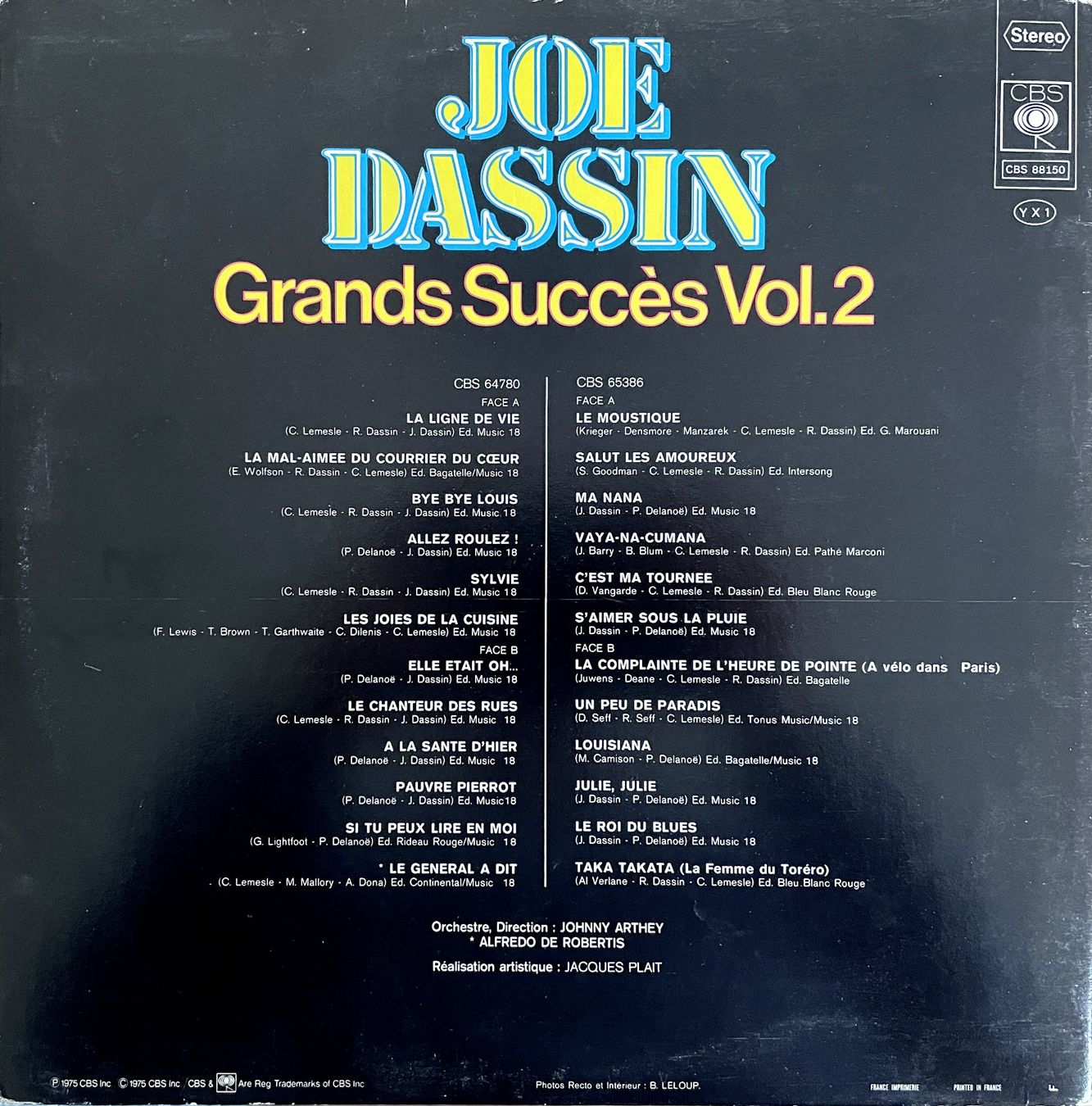 Dischi in vinile: Joe Dassin - 5 LP's – Usato da Savagnier venduto da Ne2065 3