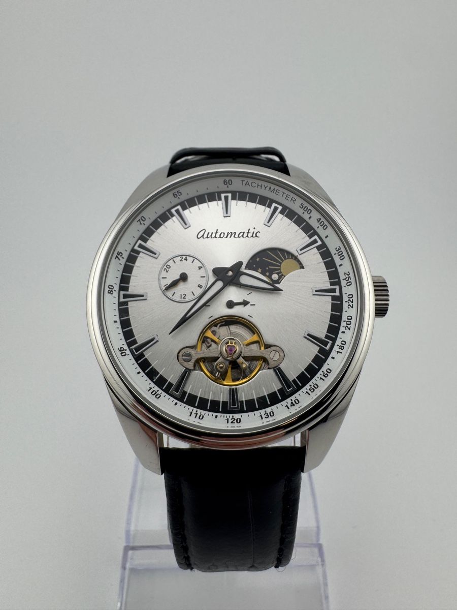 Orologi: Grosse herrenuhr automatic Mondphasen 43 mm full set – Nuovo (secondo la descrizione) da Biel/Bienne venduto da Olin.ka