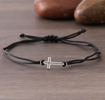 Edelstahl Kreuz Armband