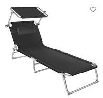 %neue Sonnenliege Chloé in schwarz