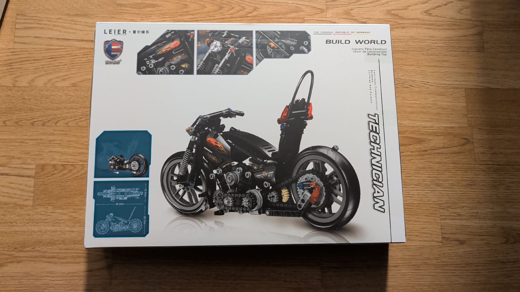 Kit di costruzioni: Chopper Motorrad 451 Teile Neu – Nuovo e nell'imballaggio originale da Beringen venduto da Nuke1 1