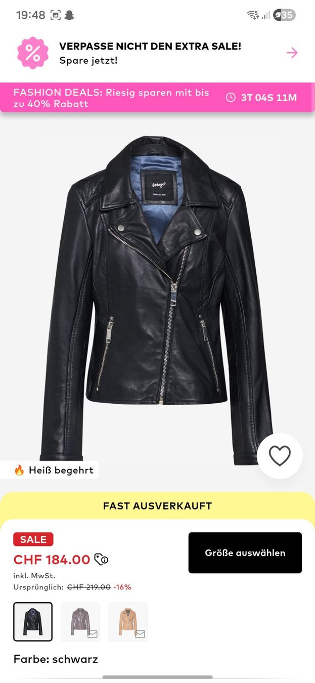 Giacche: Maze Lederjacke Indiana Grösse S – Usato da Näfels venduto da mar_7lzr 1