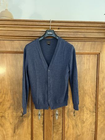 Strickjacke blau H&M Merino Wool Grösse S guter Zustand
