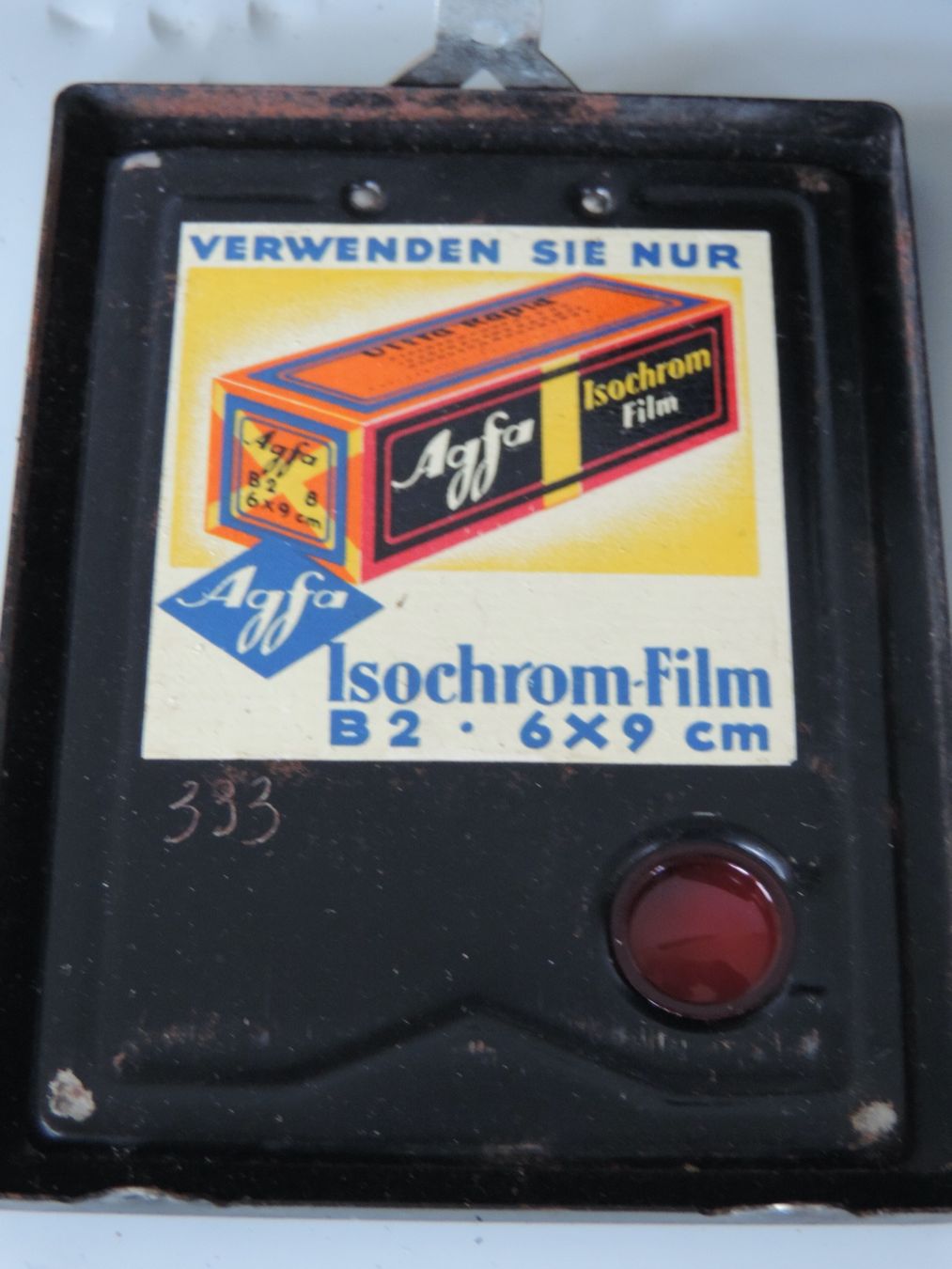 Agfa Fotocamera: Antike Agfa Box Kamera mit Lederetui – Usato da Horw venduto da luzernicus 5