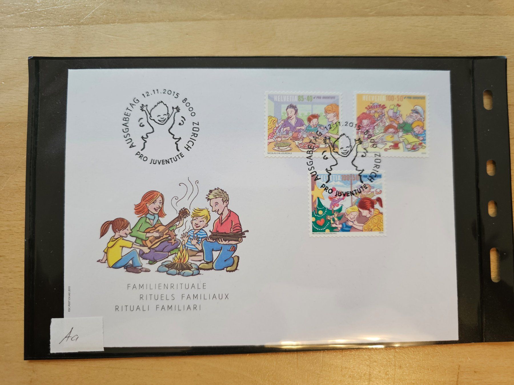 Tutti i francobolli: 2015 FDC Pro Juventute aus MH – Usato da Leimbach AG venduto da jaja79