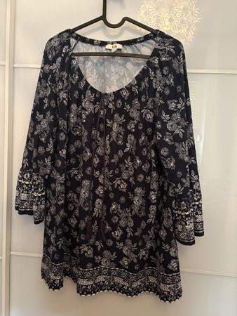 Chic C&A Blusentop mit Blumenmuster XL 